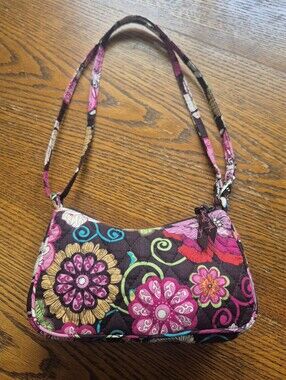 Vera Bradley Mod Floral Pink Mini Amy Shoulder & Crossbody Bag